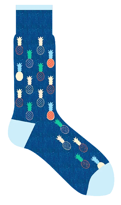 Lorenzo Uomo Cotton Pineapples Socks