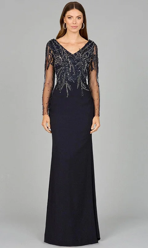 Lara Dresses 29044 - Beaded V-Neck Formal Dress