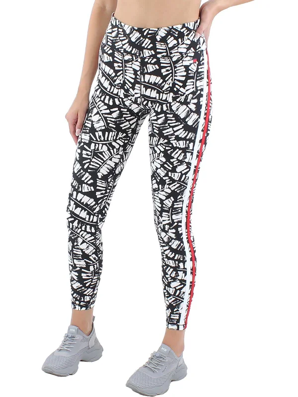 Womens Printed Workout Athletic Leggings