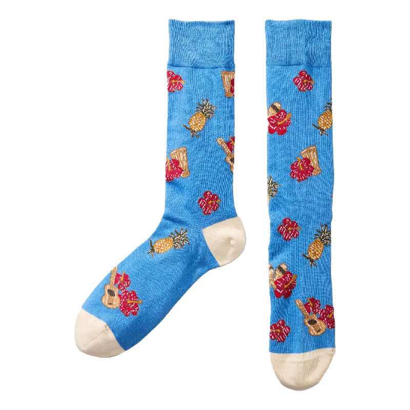 Tommy Bahama Men's The Aloha Spirit Socks - Buccaneer Blue