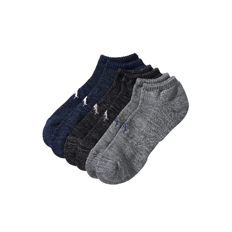 Tommy Bahama Men's IslandZone Performance Athletic Liner 3 Pack Socks - Multi