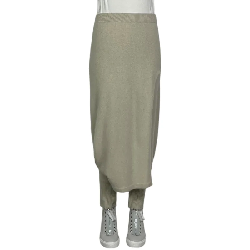 KNIT PANT W/FAUX SKIRT