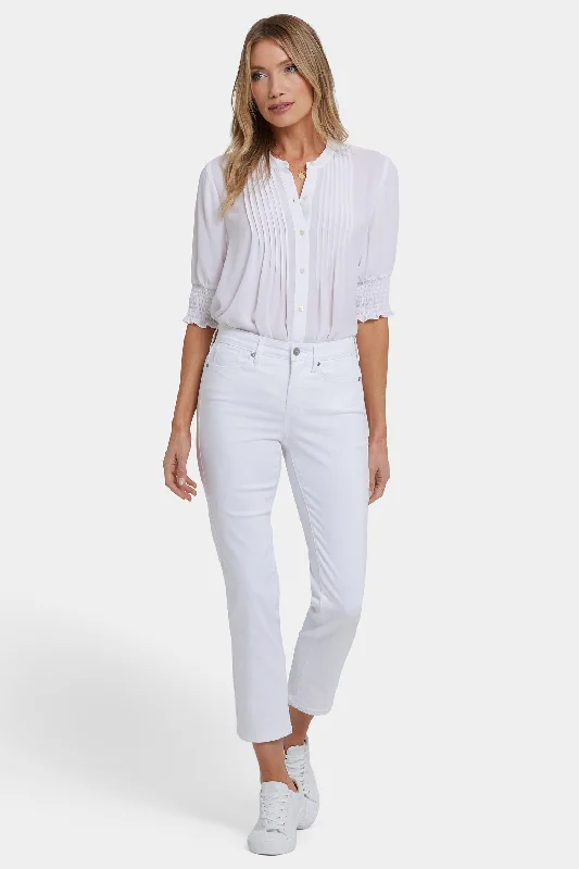 Sheri Slim Ankle Jeans - Optic White