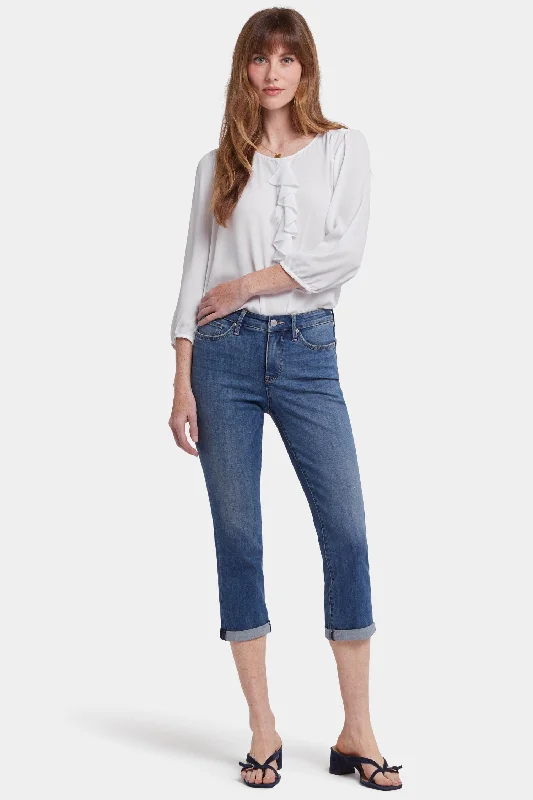 Chloe Skinny Capri Jeans - Costa Brava