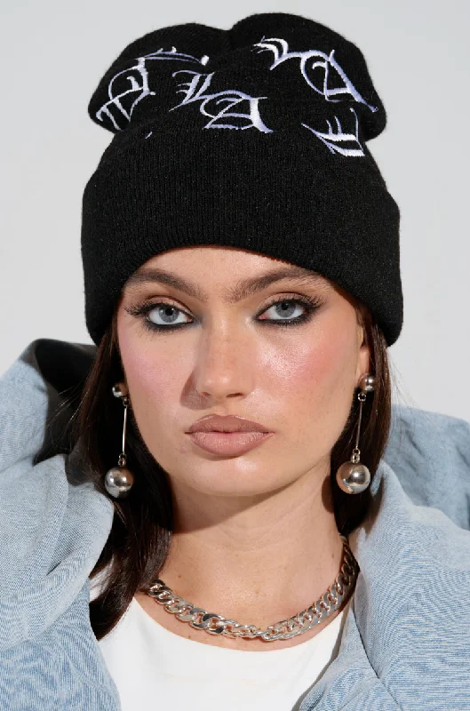 CITY SHII EMBROIDERED BEANIE