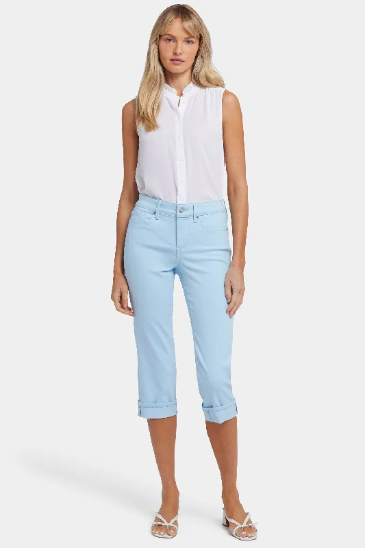 Marilyn Straight Crop Jeans - Aquatic