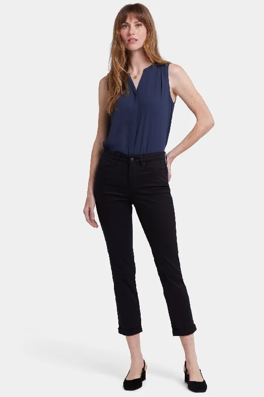 Sheri Slim Ankle Jeans - Black