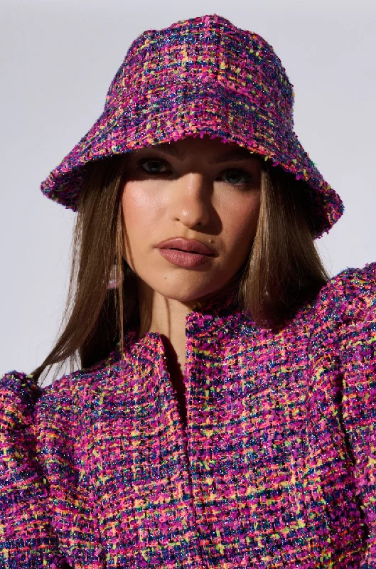 TWEED PRINCESS BUCKET HAT