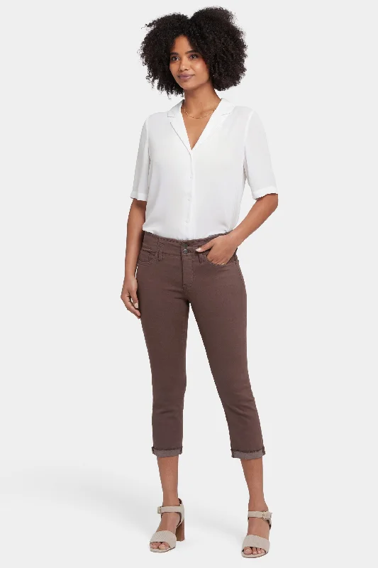 Chloe Capri Jeans - Coffee Bean