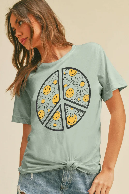 Peace Sign Graphic Tee