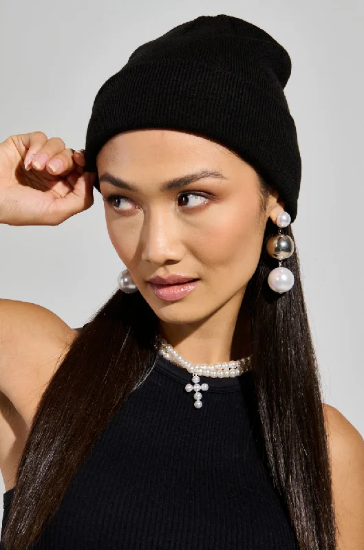 BACK TO BLACK CLASSIC BEANIE