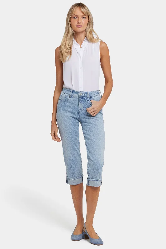 Marilyn Straight Crop Jeans - Alpine Spirit