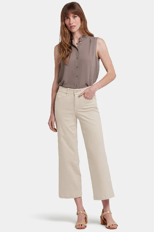 Waist-Match™ Teresa Wide Leg Ankle Jeans - Feather