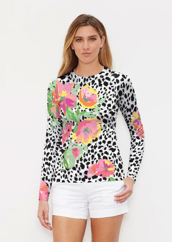 Spring Leopard (14225) ~ Long Sleeve Rash Guard