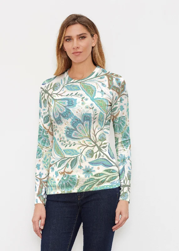 Spring Fantasy Green (17172) ~ Butterknit Long Sleeve Crew Top