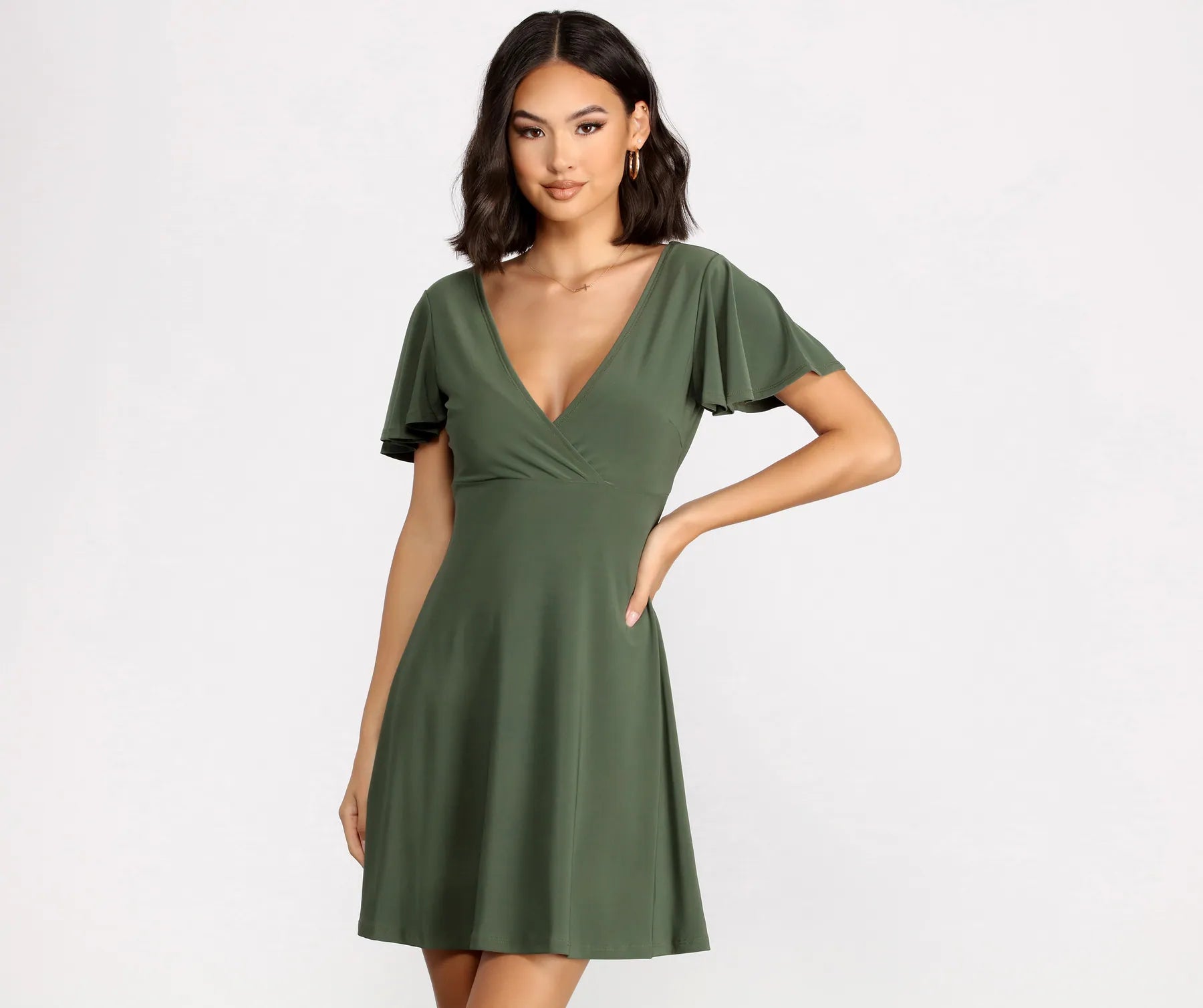 Breeze On By A-Line Mini Dress