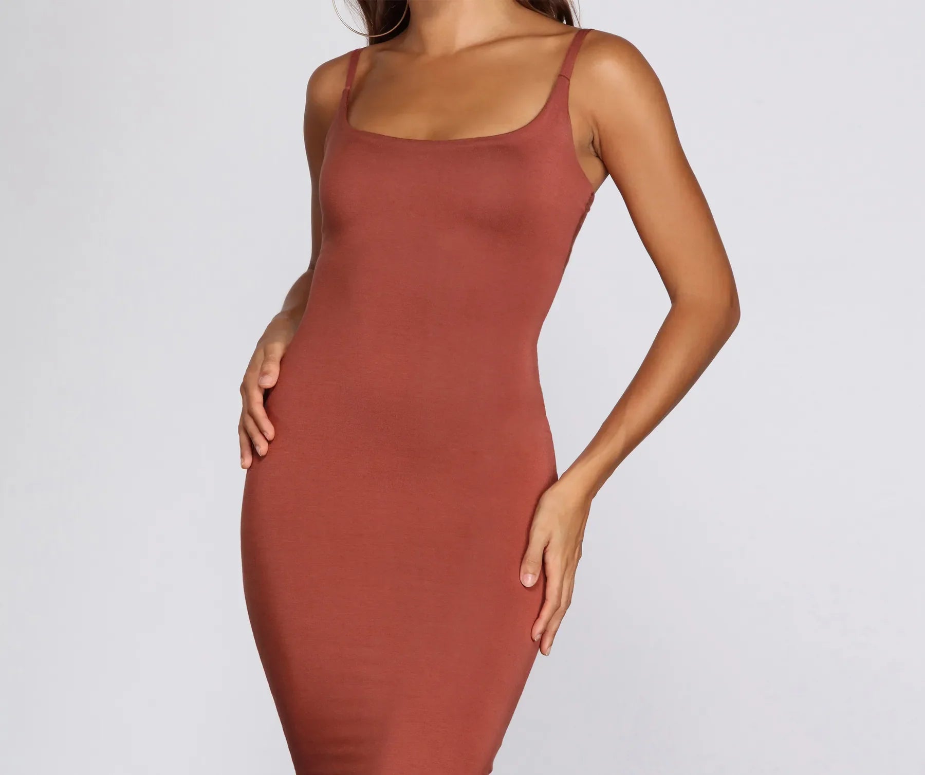 Necessary Basic Midi Dress