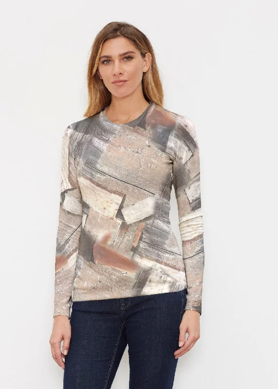 Driftwood (24013) ~ Butterknit Long Sleeve Crew Top