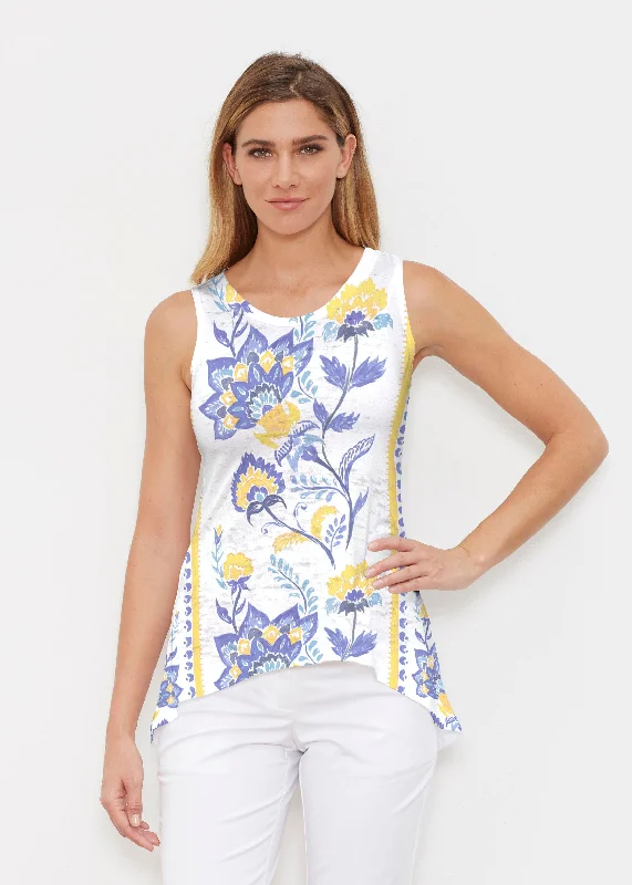 Bohemian Chintz Yellow (7898) ~ High-low Tank