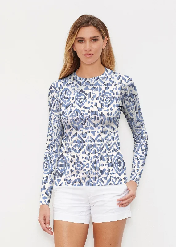 Batik Zebra (7753) ~ Long Sleeve Rash Guard