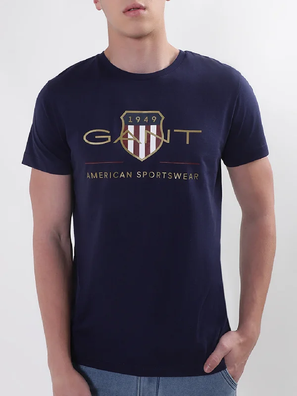 Gant Blue Archive Shield Logo Regular Fit T-Shirt