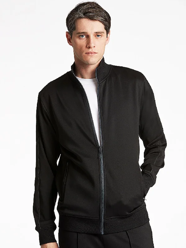 Lindbergh Men Black Solid Jacket