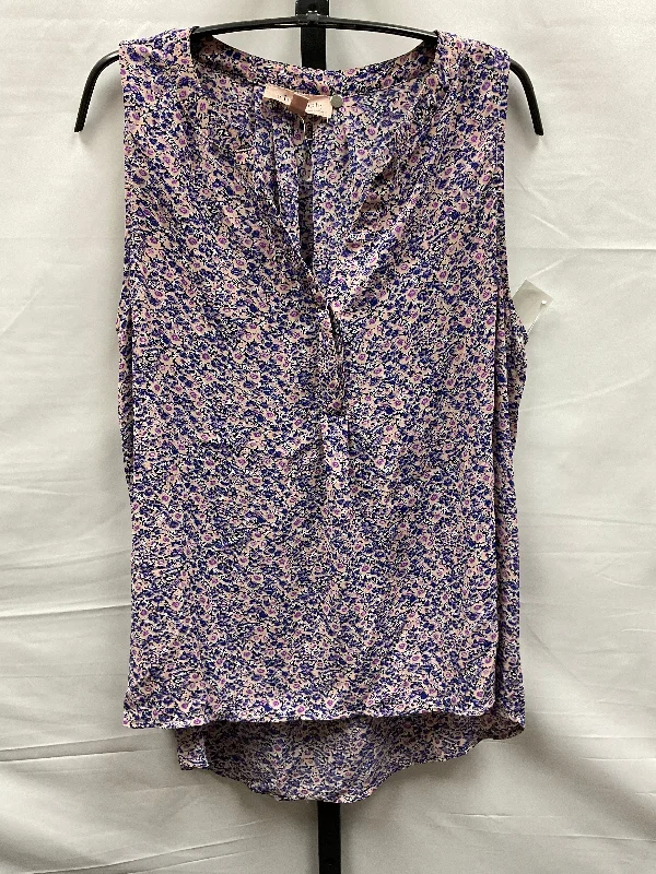 Floral Print Top Sleeveless Philosophy, Size M