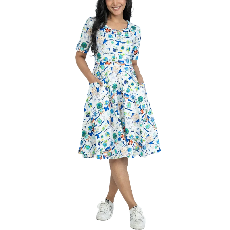 Save The Earth Kids' Art Twirl Dress