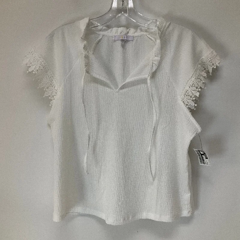 White Top Sleeveless Iris, Size L