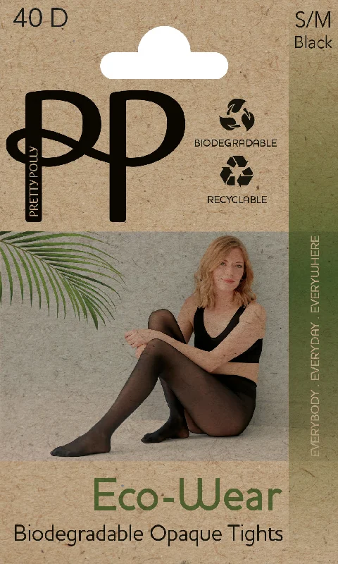 Pretty Polly Eco Wear Biodegradable Opaque Tights 40 Denier