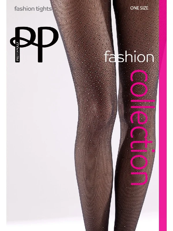 Pretty Polly Embellished Fishnet Mesh Patterned Fashion Tights