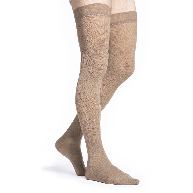 Sigvaris Microfiber Men's Thigh High 30-40 mmHg