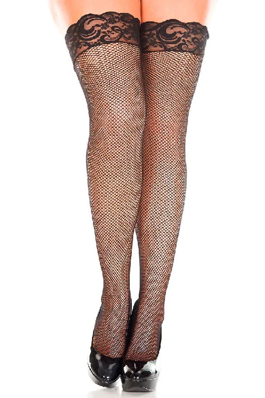 Lace Top Fishnet Stockings